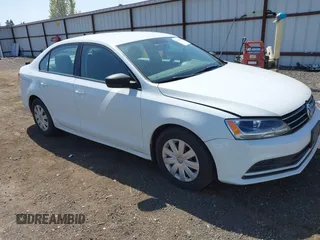 2015 Volkswagen Jetta Sedan 2.0L S with VIN 3VW2K7AJ3FM404609, listed as a IAAI auction lot 42090194 with 159,991 mi miles. Bid and sale history available at carsss.com. Image 1.