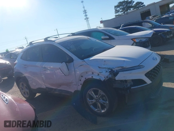 2022 Hyundai Kona SEL with VIN KM8K32ABXNU855957, listed as a IAAI auction lot 41004984 with 69,179 mi miles. Bid and sale history available at carsss.com. Image 12.