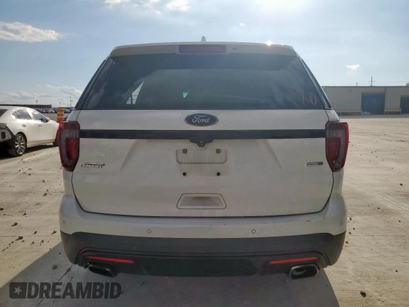 2016 Ford Explorer Sport with VIN 1FM5K8GT3GGC63546, listed as a Copart auction lot 60550855 with 161,346 mi miles and Salvage title. Bid and sale history available at DreamBid. Image 6.