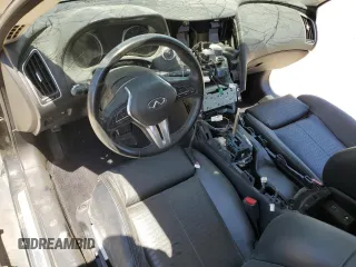 2019 Infiniti Q50 Luxe with VIN JN1EV7AR6KM590975, listed as a Copart auction lot 52868085 with 54,935 mi miles and Non repairable. Bid and sale history available at DreamBid. Image 8.