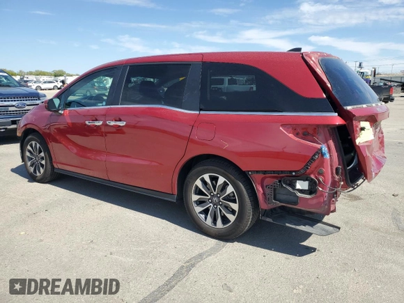 2022 Honda Odyssey EX-L с VIN 5FNRL6H76NB017297, выставлен на аукционе Copart как лот 54061605 с пробегом 52 854 миль миль и Списание • Salvage title. История ставок и продаж доступна на DreamBid. Изображение 2.
