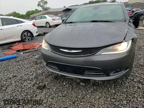 2015 Chrysler 200 S with VIN 1C3CCCBB9FN680839, listed as a Copart auction lot 61400265 with 143,228 mi miles and Salvage title. Bid and sale history available at DreamBid. Image 13.