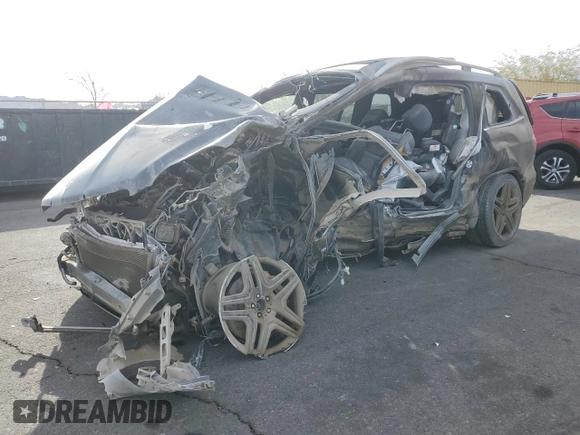 2015 Mercedes-Benz GL-Class GL 63 AMG with VIN 4JGDF7EE0FA532201, listed as a Copart auction lot 84763884 with 0 mi miles and Salvage Title. Bid and sale history available at carsss.com. Image 1.