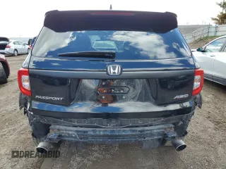 2019 Honda Passport EX-L z VIN 5FNYF8H59KB027590, wystawiony jako Copart lot #53875665 z przebiegiem 57 911 mil mil oraz Czysty tytuł • Clean title. Historia ofert i sprzedaży dostępna na DreamBid. Obrazek 6.