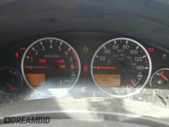 2013 Nissan Frontier SV with VIN 1N6AD0FV3DN715954, listed as a Copart auction lot 56013565 with 207,244 mi miles and Salvage title. Bid and sale history available at DreamBid. Image 9.