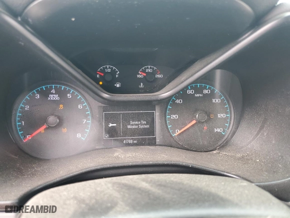 2020 Chevrolet Colorado 2WD Work Truck with VIN 1GCGSBENXL1246335, listed as a Copart auction lot 45099635 with 41,788 mi miles and Salvage Title. Bid and sale history available at carsss.com. Image 9.