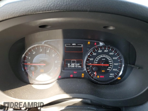 2019 Subaru WRX Premium with VIN JF1VA1C62K9816298, listed as a Copart auction lot 48968745 with 79,810 mi miles and Salvage Title. Bid and sale history available at carsss.com. Image 9.