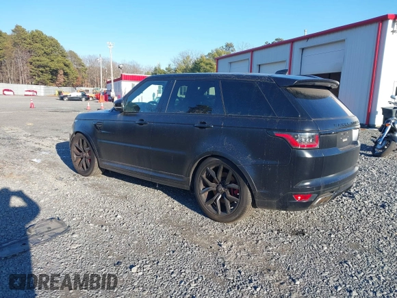 2020 Land Rover Range Rover Sport SVR with VIN SALWZ2RE1LA715693, listed as a IAAI auction lot 41129949 with 36,910 mi miles. Bid and sale history available at carsss.com. Image 3.