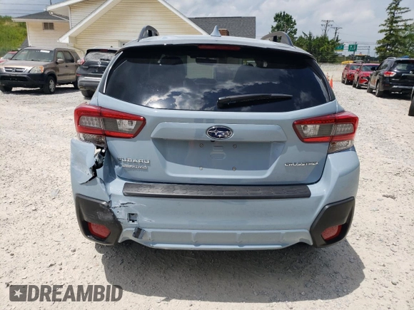 2020 Subaru Crosstrek Premium with VIN JF2GTAPC9L8274428, listed as a Copart auction lot 63878565 with 23,262 mi miles and Salvage title. Bid and sale history available at DreamBid. Image 6.