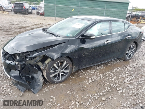 2019 Nissan Maxima SV with VIN 1N4AA6AV9KC378078, listed as a IAAI auction lot 42284633 with 92,345 mi miles and . Bid and sale history available at DreamBid. Image 2.