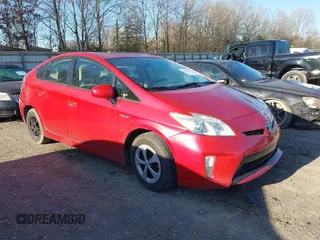2013 Toyota Prius One with VIN JTDKN3DU6D1719570, listed as a IAAI auction lot 41829755 with 306,345 mi miles. Bid and sale history available at carsss.com. Image 1.