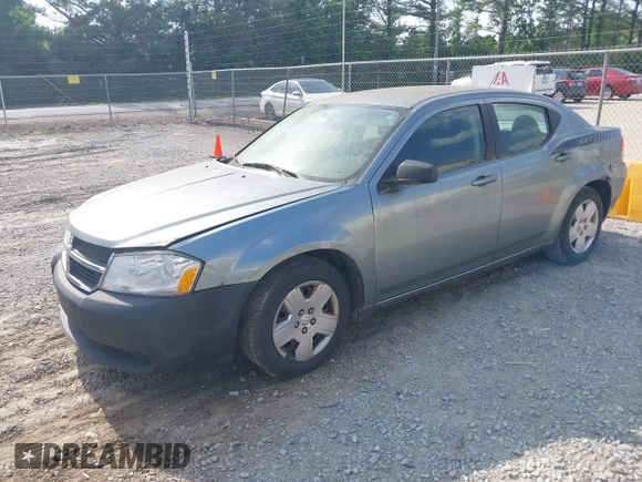 2010 Dodge Avenger SXT with VIN 1B3CC4FB1AN180129, listed as a IAAI auction lot 42150970 with 330,676 mi miles. Bid and sale history available at carsss.com. Image 2.