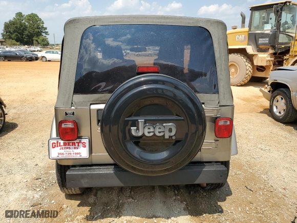 2004 Jeep Wrangler Sahara with VIN 1J4FA59S34P736690, listed as a Copart auction lot 67477694 with 85,180 mi miles and Salvage Title. Bid and sale history available at carsss.com. Image 6.