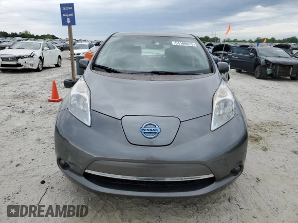 2015 Nissan LEAF SV with VIN 1N4AZ0CP2FC332733, listed as a Copart auction lot 54180075 with 113,871 mi miles and Clean Title. Bid and sale history available at carsss.com. Image 5.
