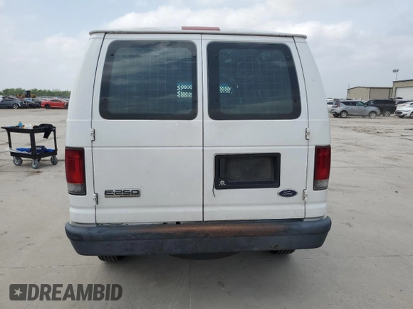 2008 Ford Econoline Cargo Commercial with VIN 1FTNE24W68DA63092, listed as a Copart auction lot 50816305 with 298,726 mi miles and Salvage Title. Bid and sale history available at DreamBid. Image 6.