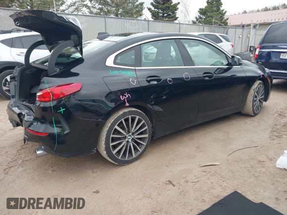 2021 BMW 2 Series 228i xDrive with VIN WBA73AK06M7H58799, listed as a IAAI auction lot 42172057 with 71,412 mi miles and . Bid and sale history available at DreamBid. Image 4.