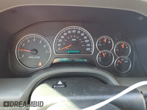 2003 GMC Envoy SLT z VIN 1GKET16S436169701, wystawiony jako Copart lot #44390805 z przebiegiem 168 236 mil mil oraz Szkoda całkowita • Salvage title. Historia ofert i sprzedaży dostępna na DreamBid. Obrazek 9.