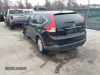 2014 Honda CR-V EX-L with VIN 2HKRM4H73EH662329, listed as a IAAI auction lot 41800191 with 212,800 mi miles. Bid and sale history available at carsss.com. Image 3.