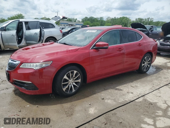 2017 Acura TLX with VIN 19UUB1F33HA004750, listed as a Copart auction lot 55268915 with 124,786 mi miles and Salvage title. Bid and sale history available at DreamBid. Image 1.