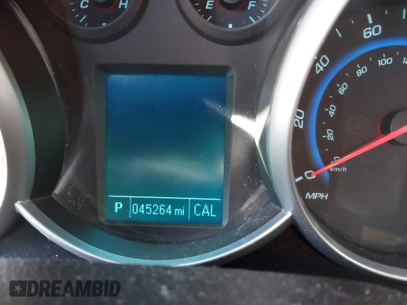 2015 Chevrolet Cruze LT with VIN 1G1PC5SBXF7237721, listed as a IAAI auction lot 41776214 with 45,264 mi miles and . Bid and sale history available at DreamBid. Image 15.