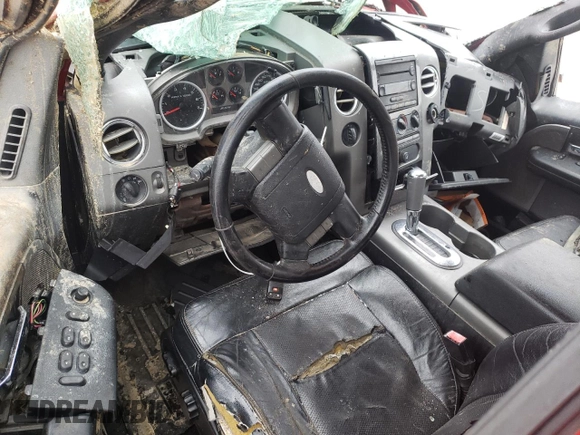 2005 Ford F-150 XLT with VIN 1FTPW14545KD00936, listed as a Copart auction lot 48127085 with 239,043 mi miles and Salvage Title. Bid and sale history available at carsss.com. Image 8.