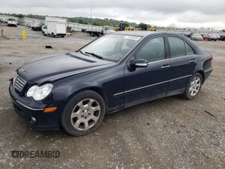 2005 Mercedes-Benz C 320 with VIN WDBRF64J75F631696, listed as a Copart auction lot 72349934 with 185,055 mi miles and Salvage Title. Bid and sale history available at DreamBid. Image 1.