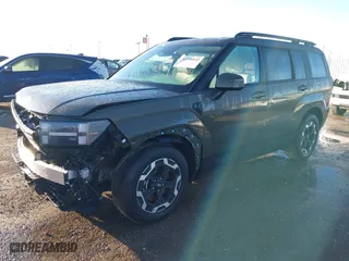 2025 Hyundai Santa Fe SEL with VIN 5NMP24GL0SH101428, listed as a IAAI auction lot 41208922 with 1,384 mi miles. Bid and sale history available at carsss.com. Image 17.