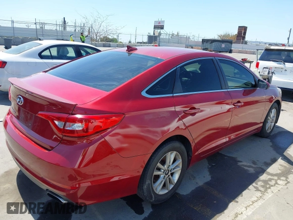 2015 Hyundai Sonata 2.4L SE with VIN 5NPE24AF6FH054876, listed as a IAAI auction lot 41997263 with 192,510 mi miles. Bid and sale history available at carsss.com. Image 4.
