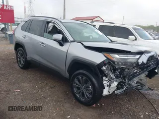 2024 Toyota RAV4 Hybrid XLE Premium with VIN 4T3B6RFV2RU151316, listed as a IAAI auction lot 42171500 with 4,801 mi miles and . Bid and sale history available at DreamBid. Image 1.