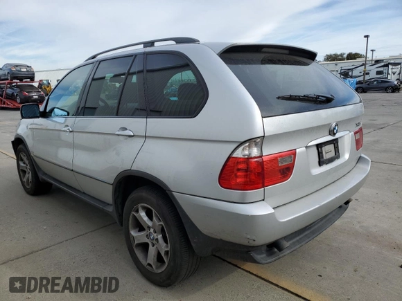 2004 BMW X5 3.0i with VIN 5UXFA13504LU20025, listed as a Copart auction lot 78745834 with 164,088 mi miles and Salvage Title. Bid and sale history available at carsss.com. Image 2.