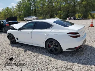 2023 Genesis G70 3.3T with VIN KMTG54TE7PU117917, listed as a Copart auction lot 73748604 with 33,688 mi miles and Clean Title. Bid and sale history available at DreamBid. Image 2.