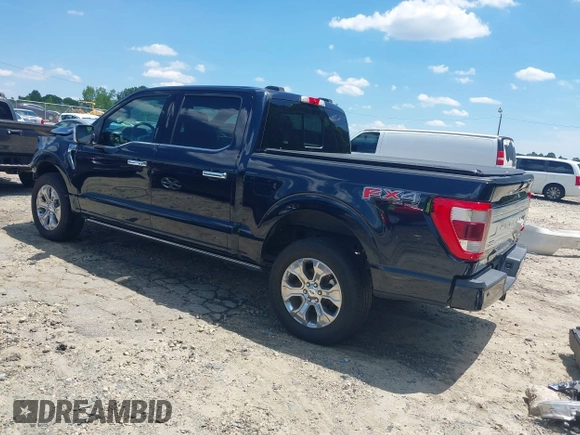 2021 Ford F-150 XL with VIN 1FTFW1E85MFB91107, listed as a IAAI auction lot 42201150 with 116,116 mi miles and . Bid and sale history available at DreamBid. Image 3.