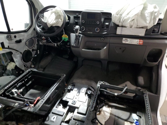 2023 Ford Transit Cargo with VIN 1FTBR1Y81PKB56612, listed as a Copart auction lot 46652685 with Not Provided miles and Salvage Title. Bid and sale history available at DreamBid. Image 8.