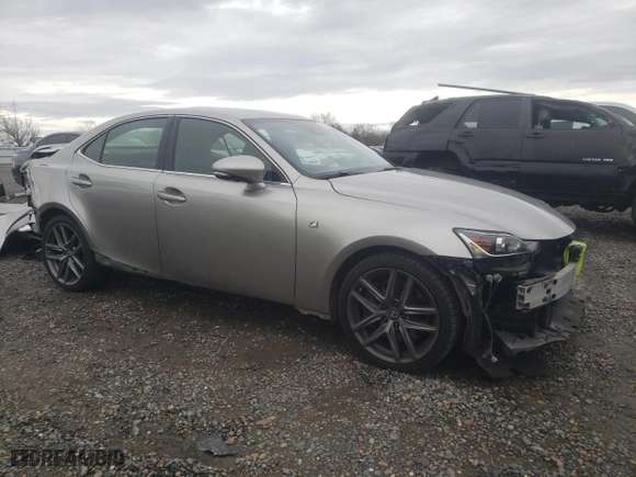 2020 Lexus IS with VIN JTHGZ1B20L5037077, listed as a Copart auction lot 43649795 with 42,944 mi miles and Salvage Title. Bid and sale history available at carsss.com. Image 4.
