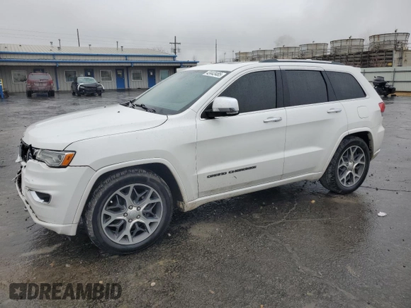 2019 Jeep Grand Cherokee Overland with VIN 1C4RJFCG8KC697077, listed as a Copart auction lot 43443485 with 85,242 mi miles and Salvage Title. Bid and sale history available at carsss.com. Image 1.