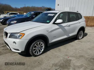 2013 BMW X3 xDrive28i with VIN 5UXWX9C54D0A09096, listed as a Copart auction lot 52481325 with Not Provided miles and Clean Title. Bid and sale history available at DreamBid. Image 1.