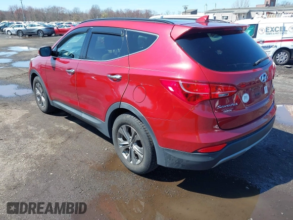 2014 Hyundai Santa Fe z VIN 5XYZUDLB3EG226857, wystawiony jako IAAI lot #41917762 z przebiegiem 42 677 mil mil oraz . Historia ofert i sprzedaży dostępna na DreamBid. Obrazek 3.