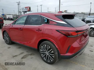 2023 Lexus RX with VIN 2T2BBMCA9PC014179, listed as a Copart auction lot 55597415 with 9,525 mi miles and Salvage Title. Bid and sale history available at carsss.com. Image 2.