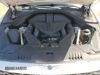 2021 Genesis GV80 with VIN KMUHCESCXMU051032, listed as a Copart auction lot 48432615 with 130,864 mi miles and Salvage Title. Bid and sale history available at DreamBid. Image 12.