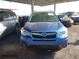 2015 Subaru Forester 2.5i Touring with VIN JF2SJAWC0FH485216, listed as a IAAI auction lot 41744706 with 61,683 mi miles. Bid and sale history available at carsss.com. Image 6.