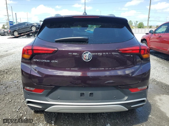 2020 Buick Encore GX Select with VIN KL4MMDSL3LB126778, listed as a Copart auction lot 51428175 with 45,474 mi miles and Non Repairable. Bid and sale history available at carsss.com. Image 6.