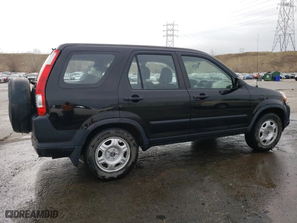 2005 Honda CR-V LX with VIN JHLRD78525C064876, listed as a Copart auction lot 50389235 with 77,607 mi miles and Salvage Title. Bid and sale history available at carsss.com. Image 3.