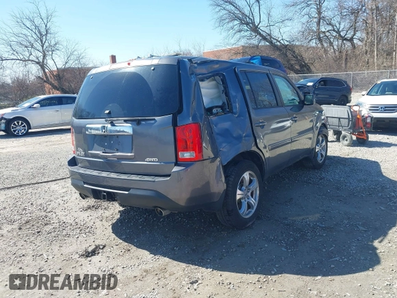 2014 Honda Pilot EX-L with VIN 5FNYF4H50EB050091, listed as a IAAI auction lot 41821874 with 133,407 mi miles. Bid and sale history available at carsss.com. Image 4.