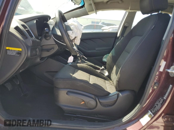 2017 Kia Forte LX with VIN 3KPFK4A78HE061980, listed as a Copart auction lot 73826684 with 154,686 mi miles and Salvage Title. Bid and sale history available at carsss.com. Image 7.