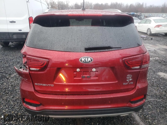 2020 Kia Sorento EX with VIN 5XYPHDA53LG683724, listed as a Copart auction lot 81380354 with 46,400 mi miles and Salvage Title. Bid and sale history available at DreamBid. Image 6.