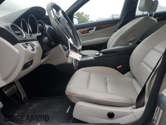 2012 Mercedes-Benz C 350 Sport with VIN WDDGF5HBXCR222096, listed as a Copart auction lot 72595324 with 134,915 mi miles and Salvage Title. Bid and sale history available at DreamBid. Image 7.