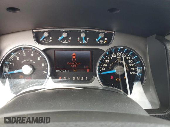 2013 Ford F-150 XL with VIN 1FTFW1ET7DFD25295, listed as a Copart auction lot 50914205 with 186,040 mi miles and Salvage Title. Bid and sale history available at carsss.com. Image 9.