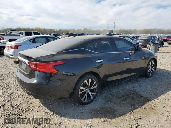 2017 Nissan Maxima SV with VIN 1N4AA6AP8HC401229, listed as a Copart auction lot 50721325 with 224,779 mi miles and Salvage Title. Bid and sale history available at carsss.com. Image 3.