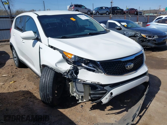 2016 Kia Sportage LX with VIN KNDPBCAC9G7872861, listed as a IAAI auction lot 41772819 with 117,540 mi miles and . Bid and sale history available at carsss.com. Image 1.