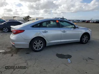 2017 Hyundai Sonata 2.4L with VIN 5NPE24AF4HH572164, listed as a Copart auction lot 50996045 with 99,418 mi miles and Salvage Title. Bid and sale history available at carsss.com. Image 3.